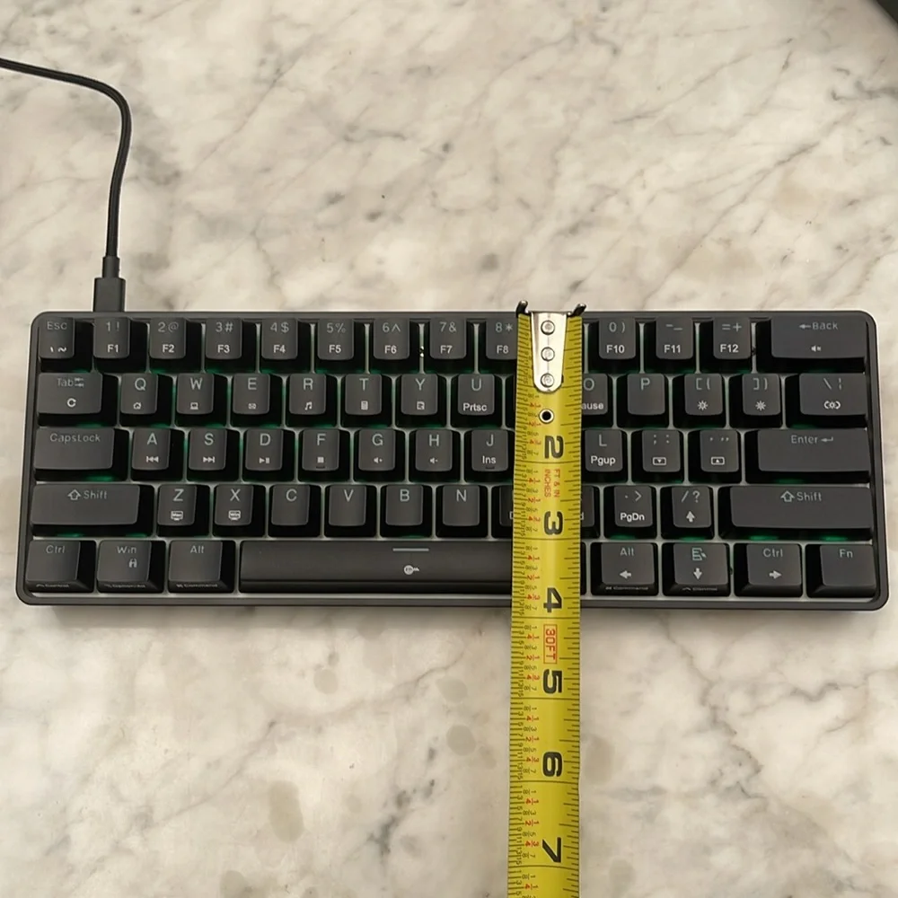Dk61se 60% mechanical wired gaming keyboard and mini office keyboard